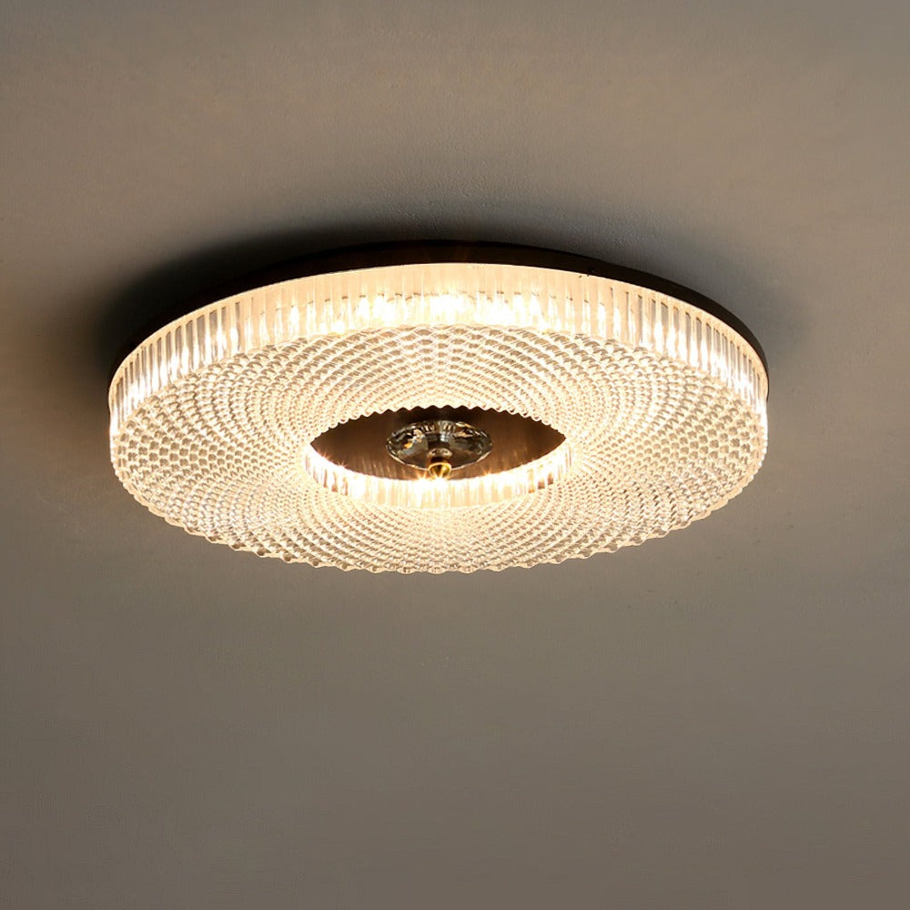 Orb Plafonnier  Moderne Rond LED Blanc/Doré/Noir Chambre à Coucher