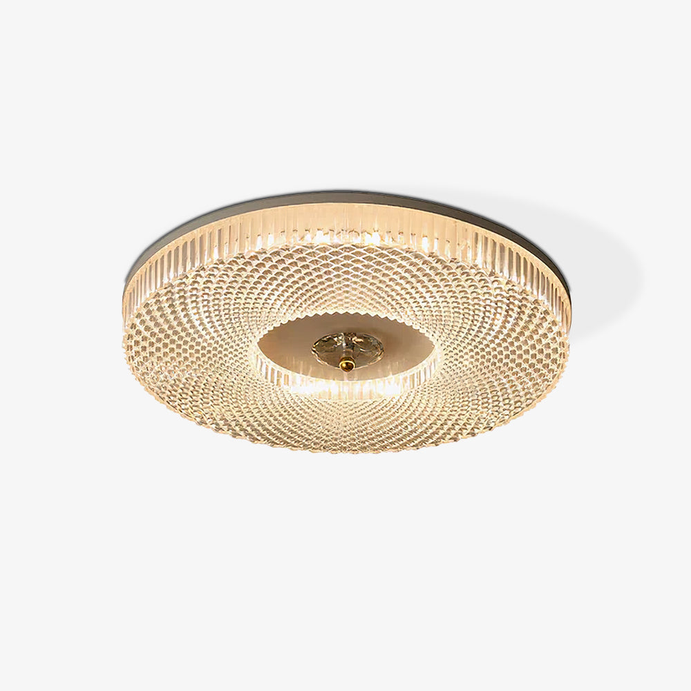 Orb Plafonnier  Moderne Rond LED Blanc/Doré/Noir Chambre à Coucher