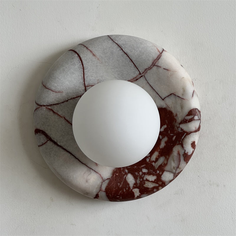 Vomire Applique Murale en Marbre Rouge Nordique Premium