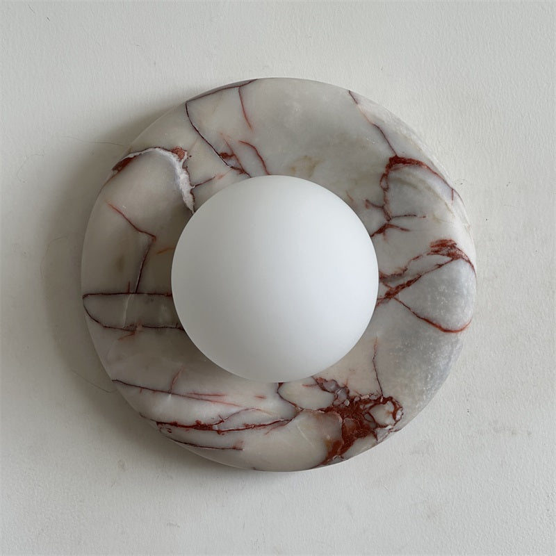Vomire Applique Murale en Marbre Rouge Nordique Premium