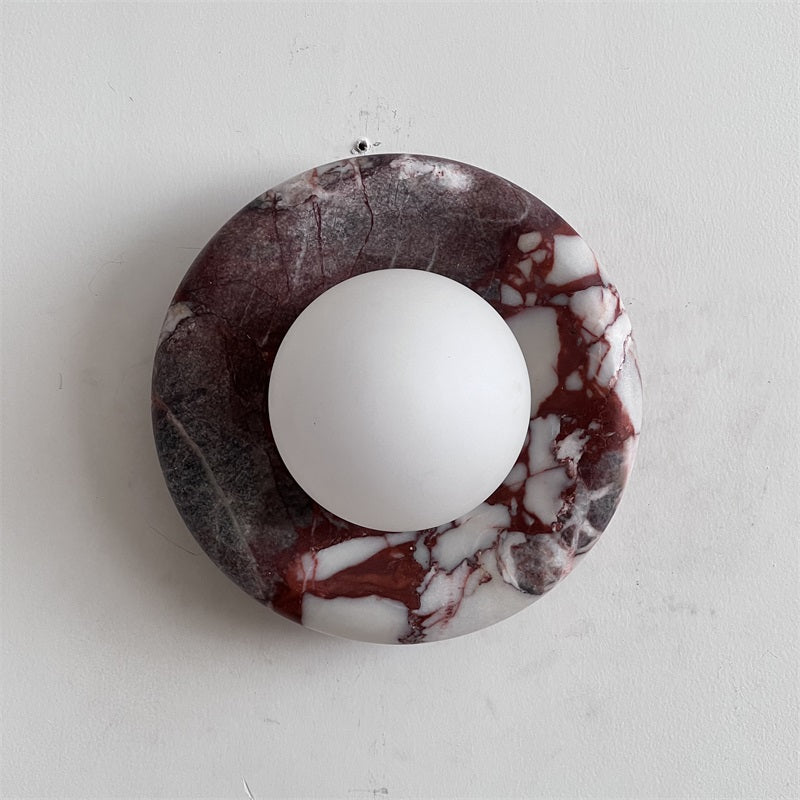 Vomire Applique Murale en Marbre Rouge Nordique Premium