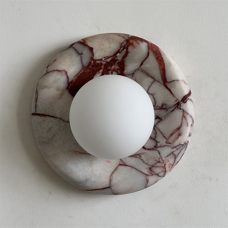 Vomire Applique Murale en Marbre Rouge Nordique Premium