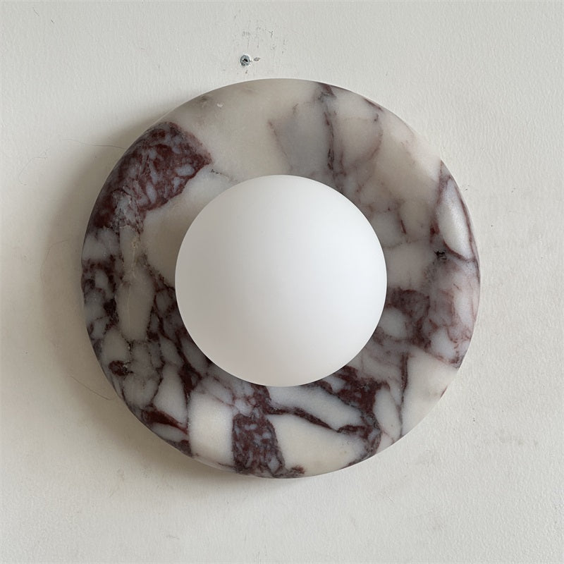 Bvlgari Applique Murale Moderne Minimaliste Evenir en Marbre Violet