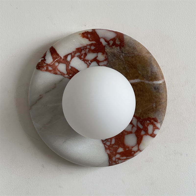 Vomire Applique Murale en Marbre Rouge Nordique Premium