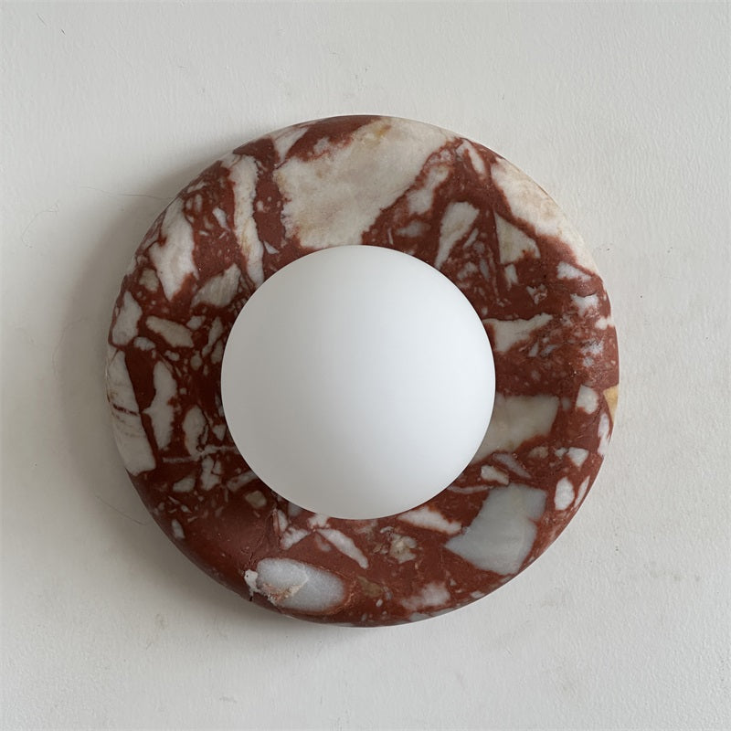 Vomire Applique Murale en Marbre Rouge Nordique Premium