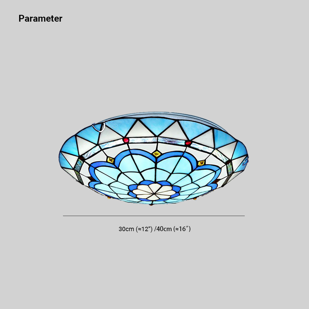 Quana Plafonnier Hémicycle Moderne. Verre. Coloré. Salon