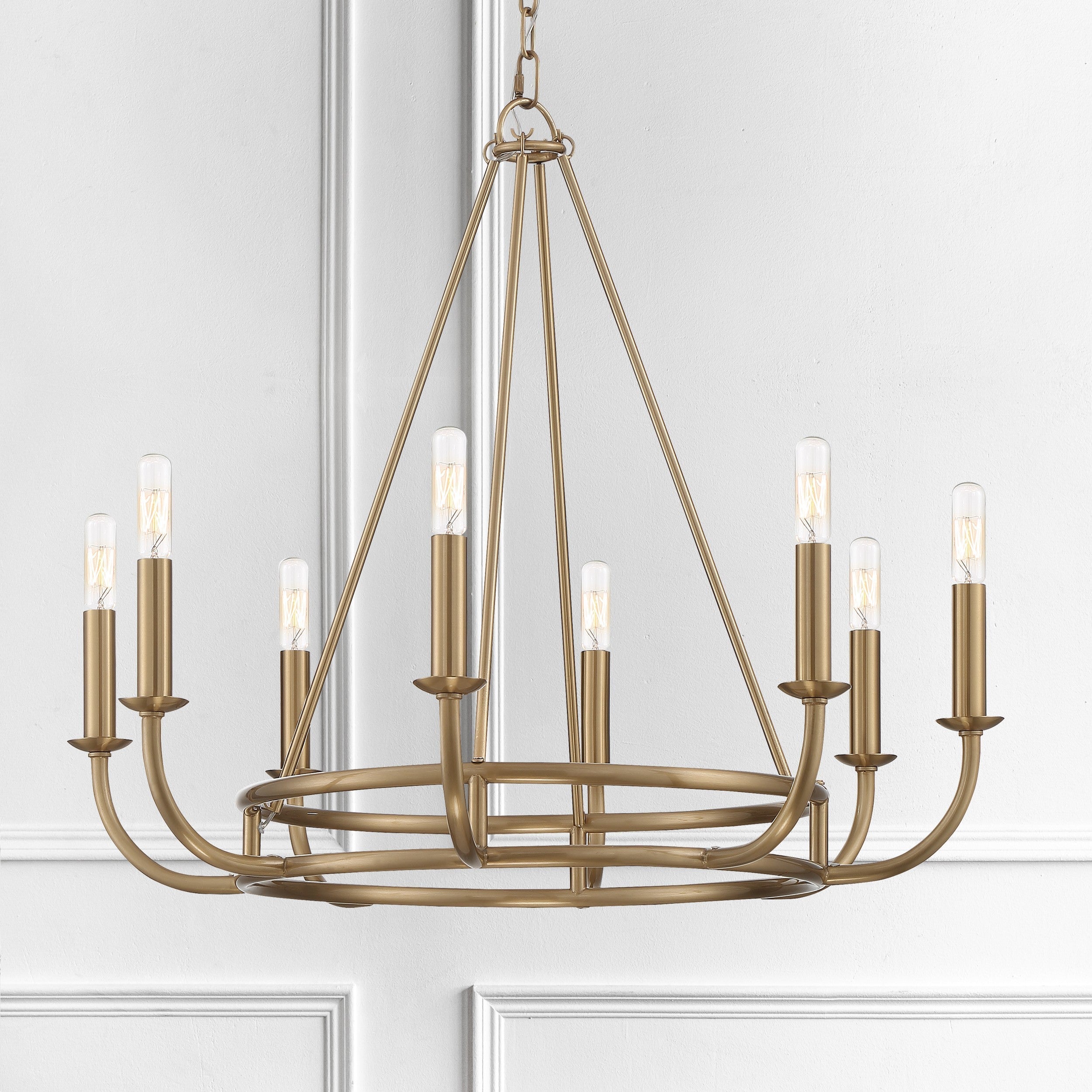 Xenuvyh Moderne Minimaliste Ancien Industriel Métal Lustre