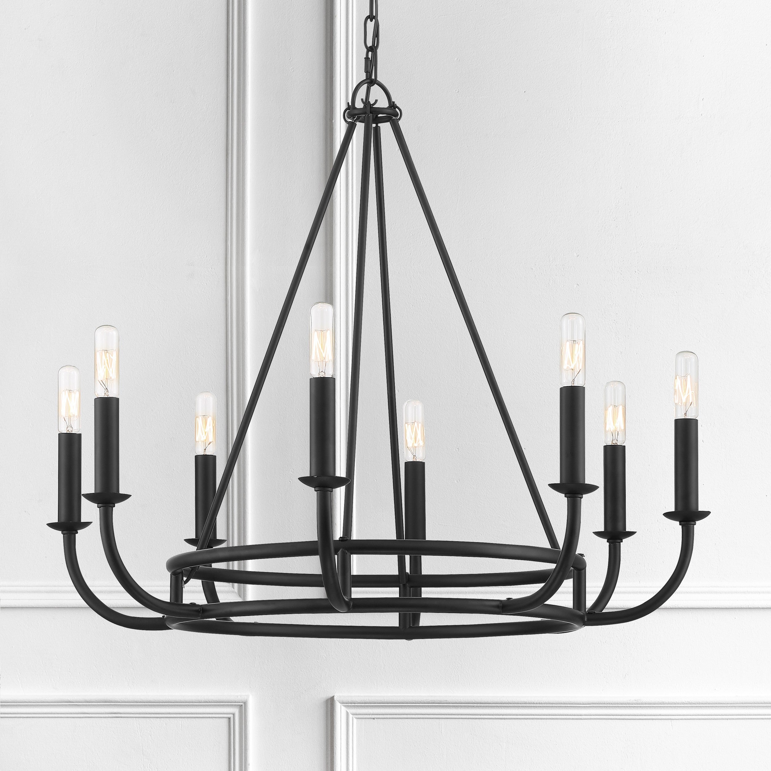 Xenuvyh Moderne Minimaliste Ancien Industriel Métal Lustre