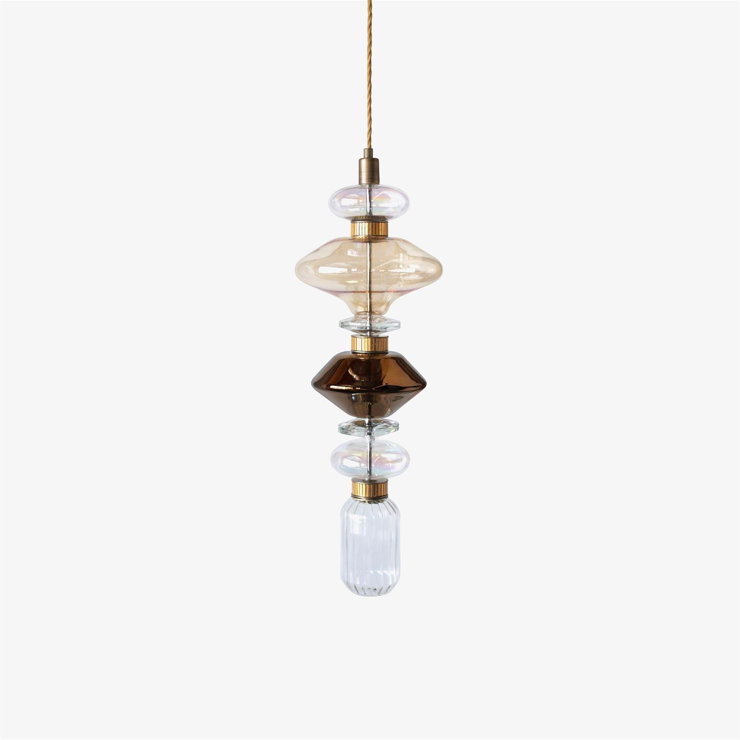 Vionisis Suspension Lampe en Verre de Luxe