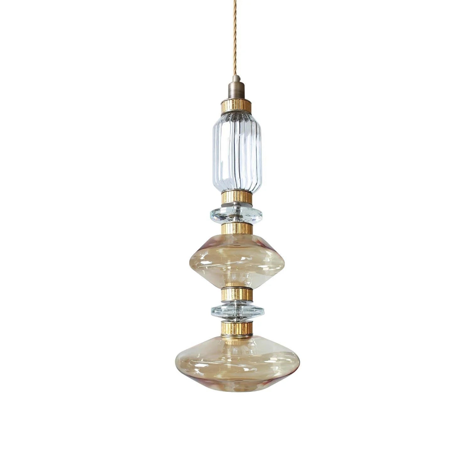 Vionisis Suspension Lampe en Verre de Luxe