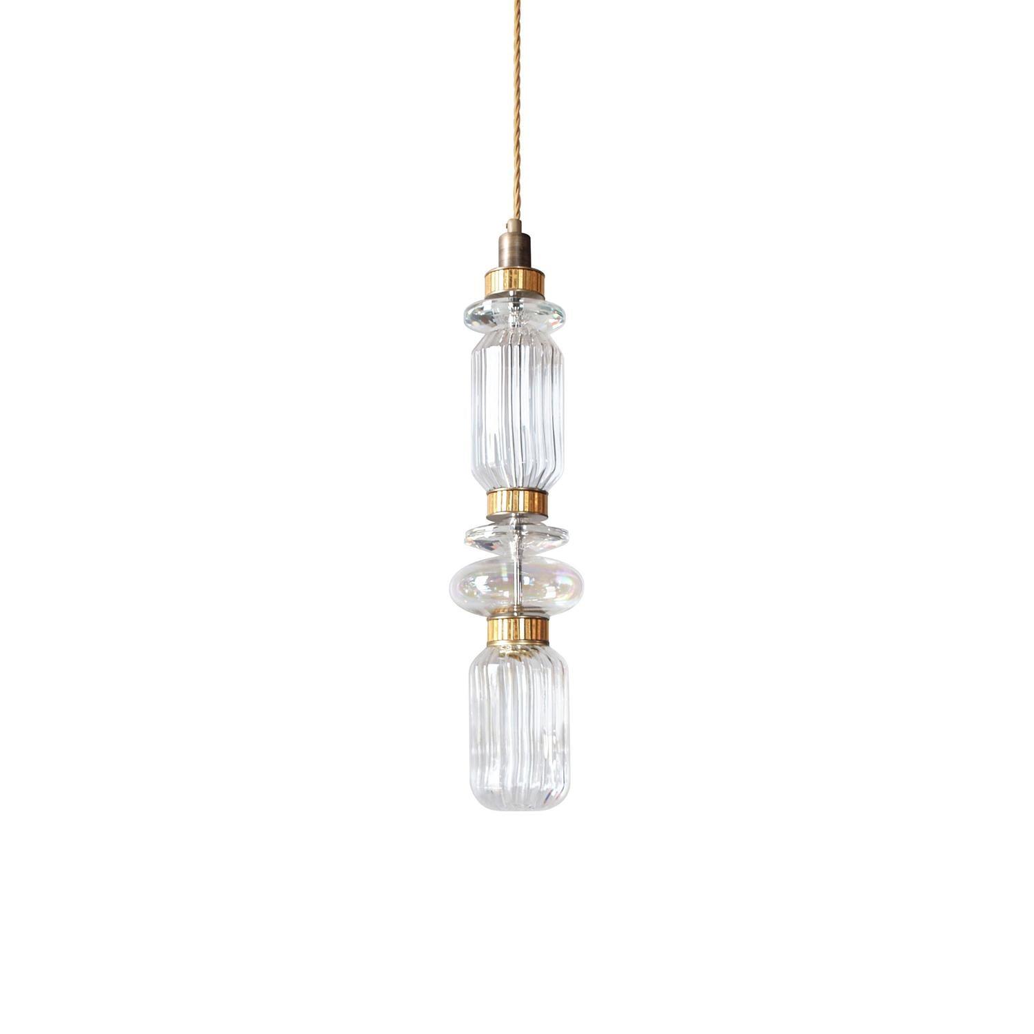 Vionisis Suspension Lampe en Verre de Luxe