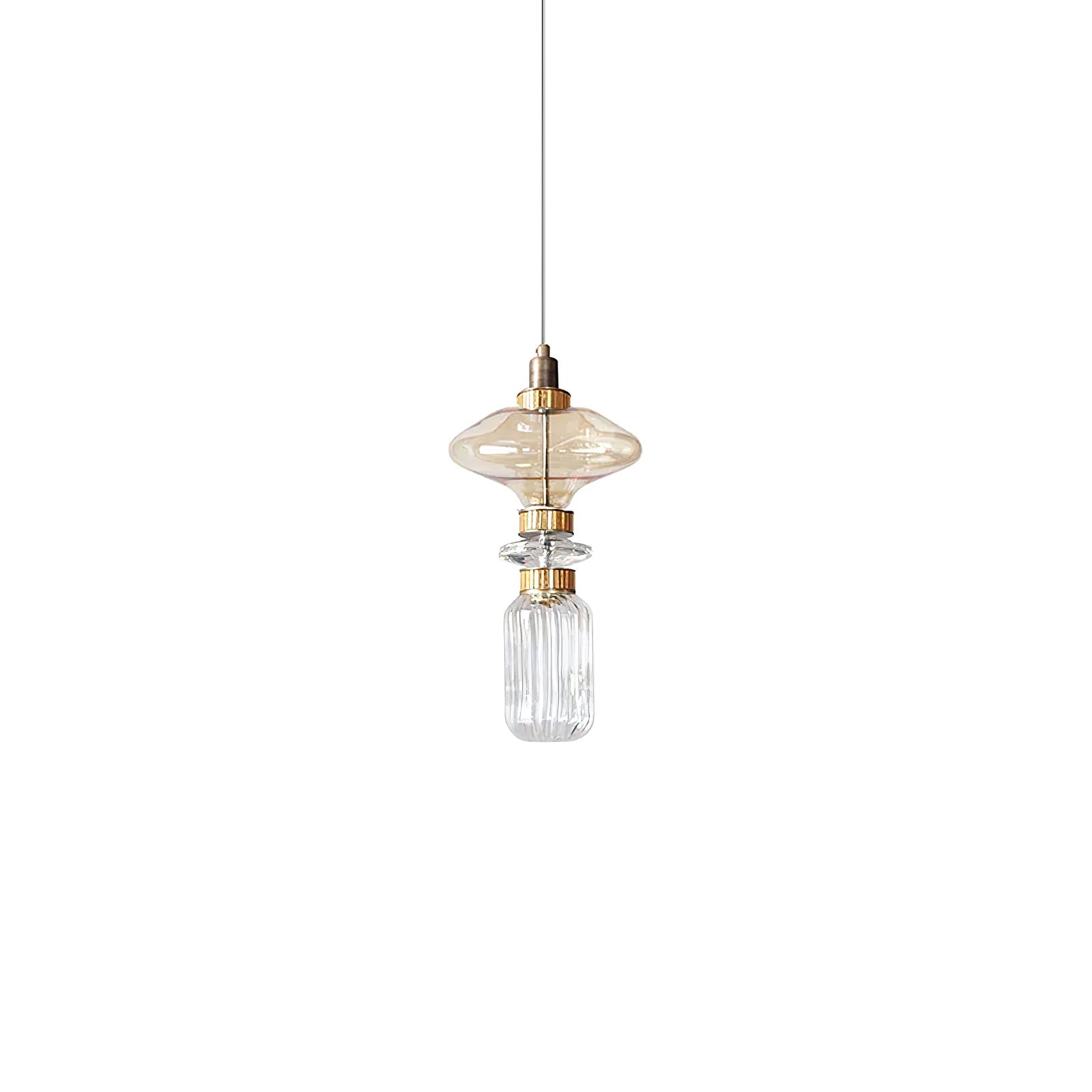 Vionisis Suspension Lampe en Verre de Luxe