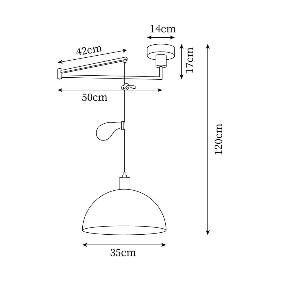 Emino Lustra Lampe Suspendue Ajustable Élégante