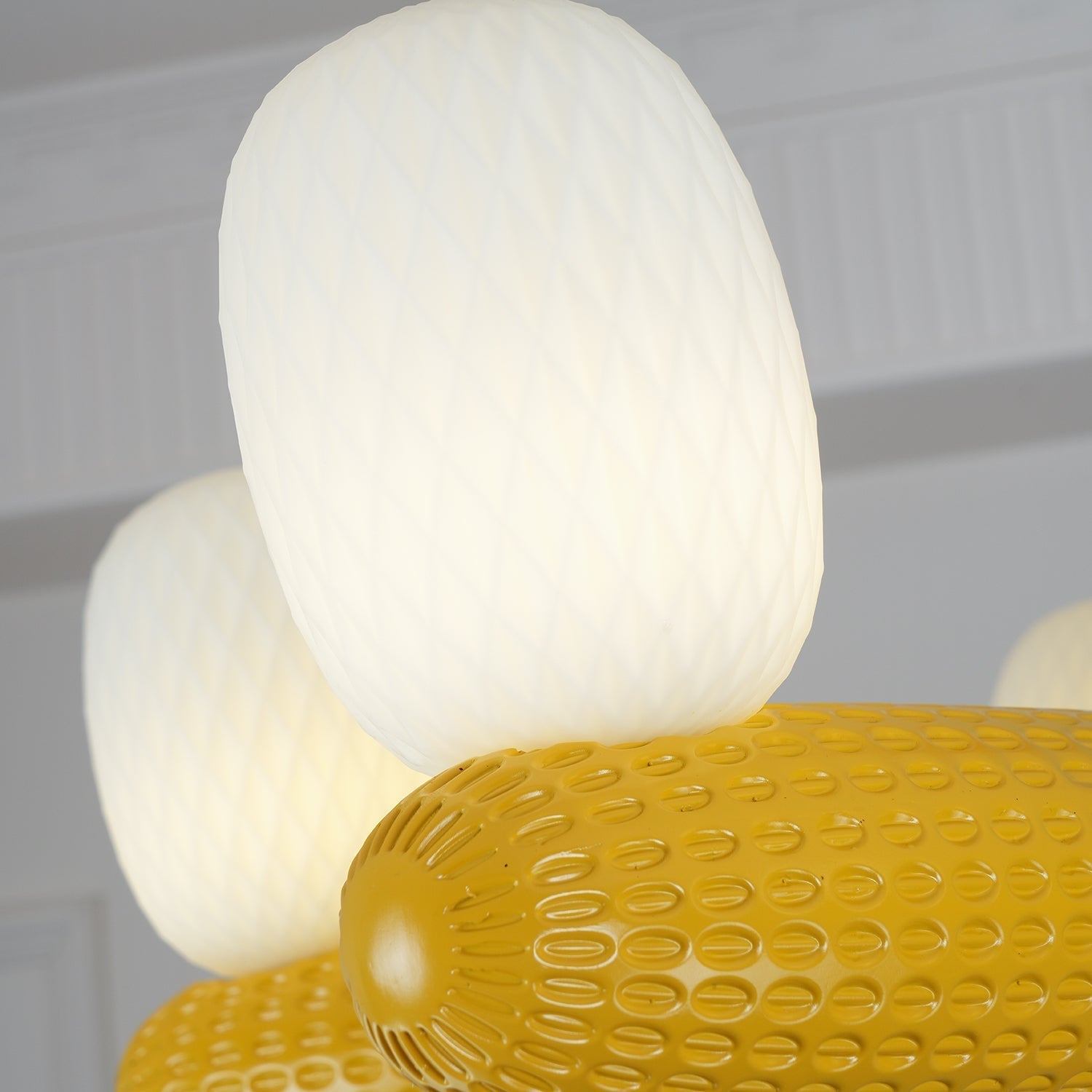 Balloons Lustre Porcelain Modules Frosted Orbs