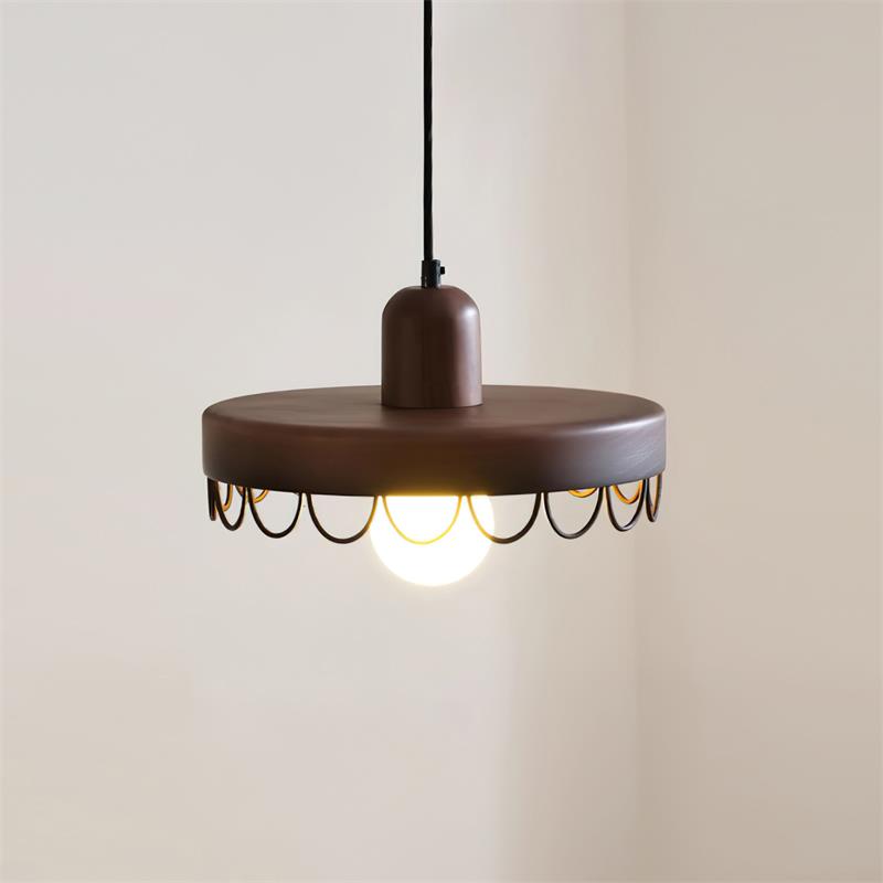 Balton Suspension Bois Courbe Minimaliste