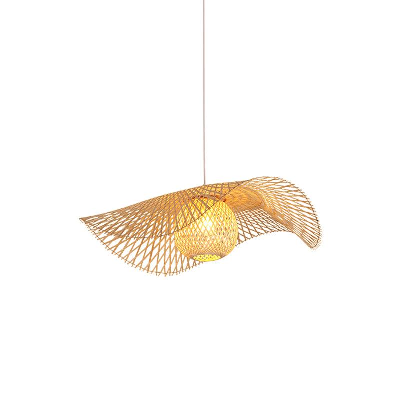 Twirl Suspension Moderne en Bambou