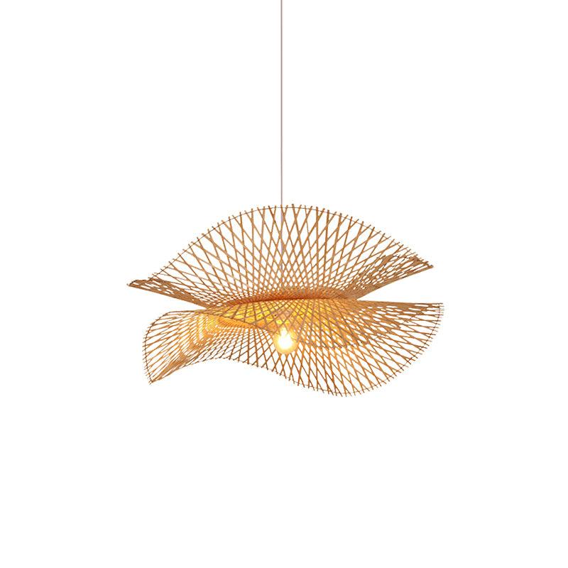 Twirl Suspension Moderne en Bambou