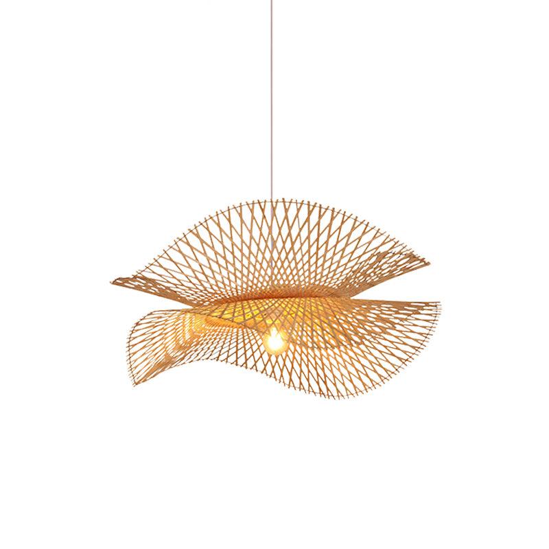 Twirl Suspension Moderne en Bambou