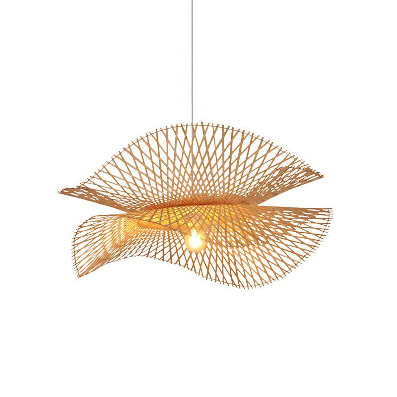 Twirl Suspension Moderne en Bambou