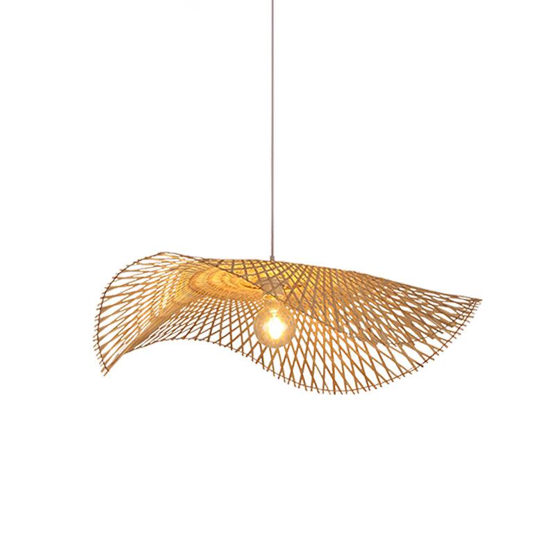 Twirl Suspension Moderne en Bambou