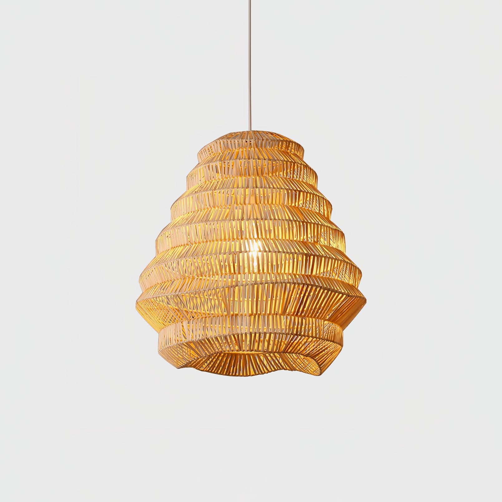 Strata Suspension Moderne en Bambou