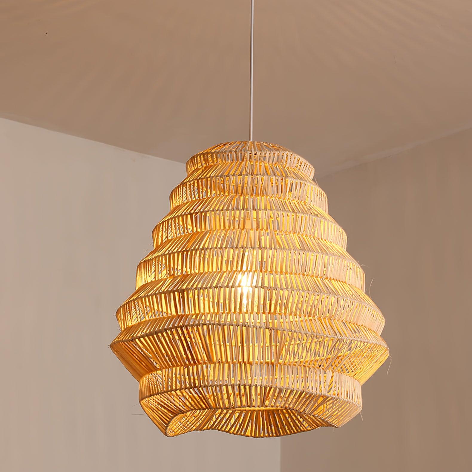 Strata Suspension Moderne en Bambou