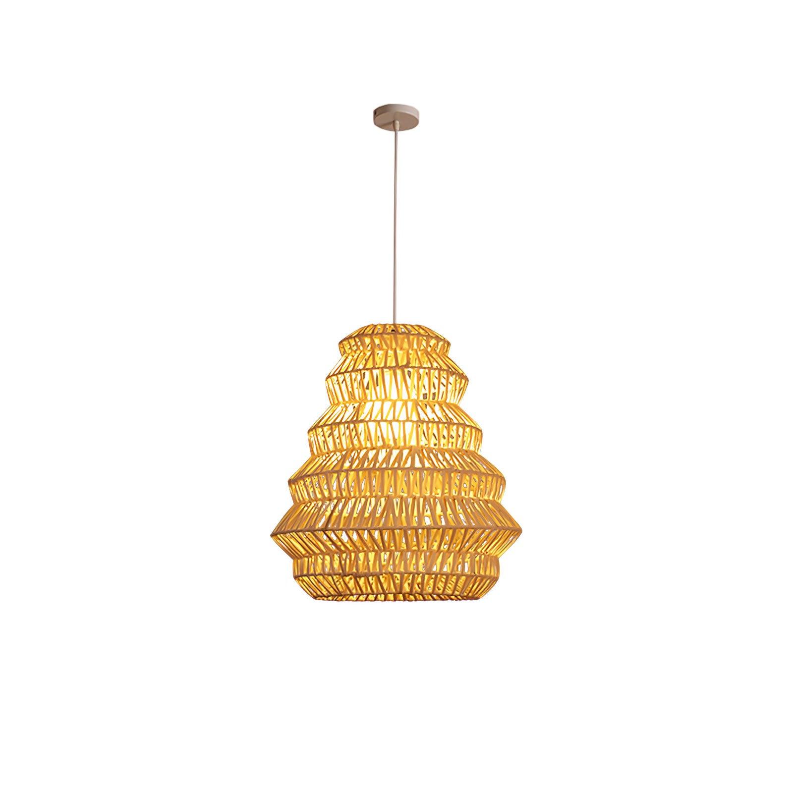 Strata Suspension Moderne en Bambou