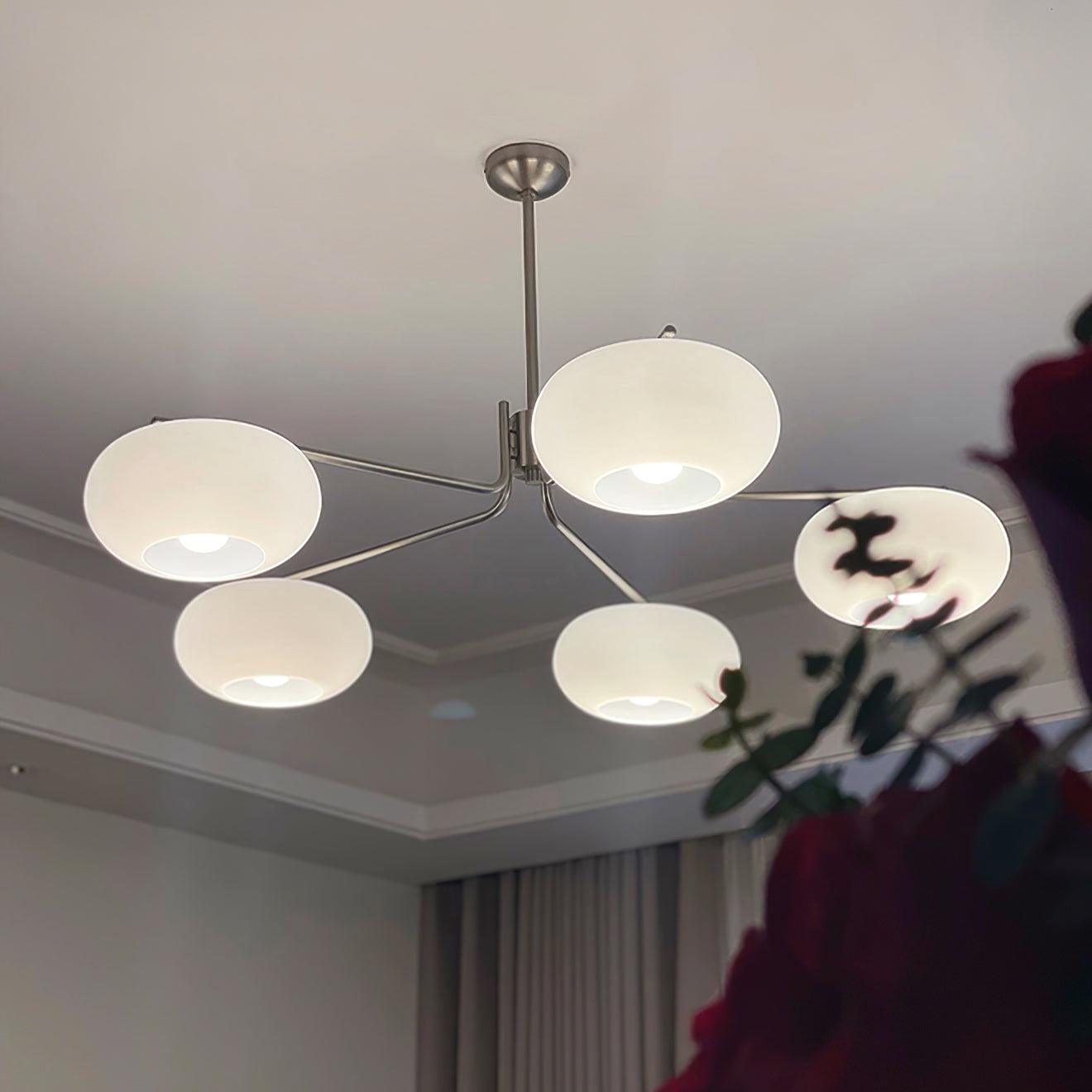 Lustra Lustre Industriel 5-Luminaires Moderne