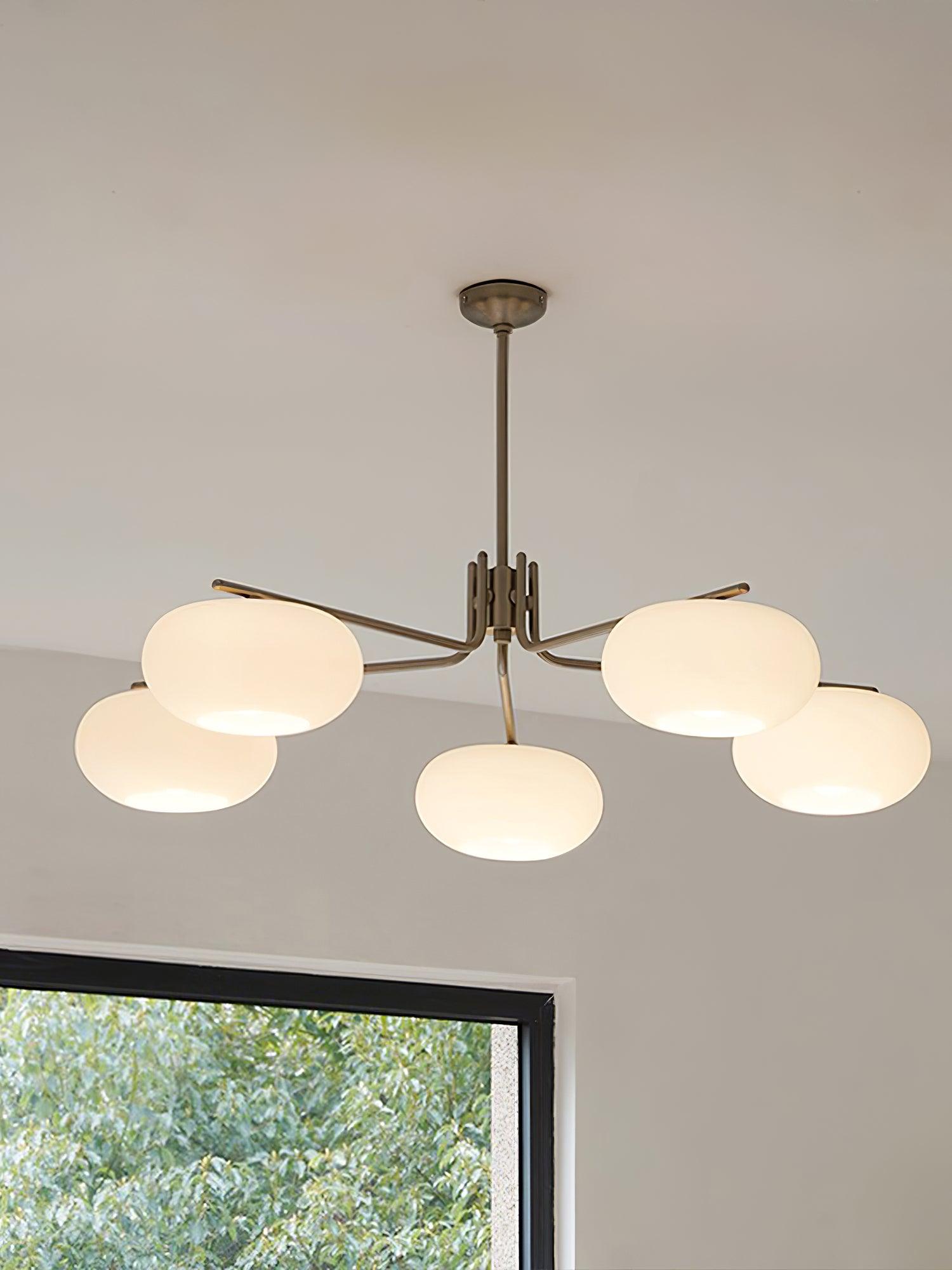 Lustra Lustre Industriel 5-Luminaires Moderne