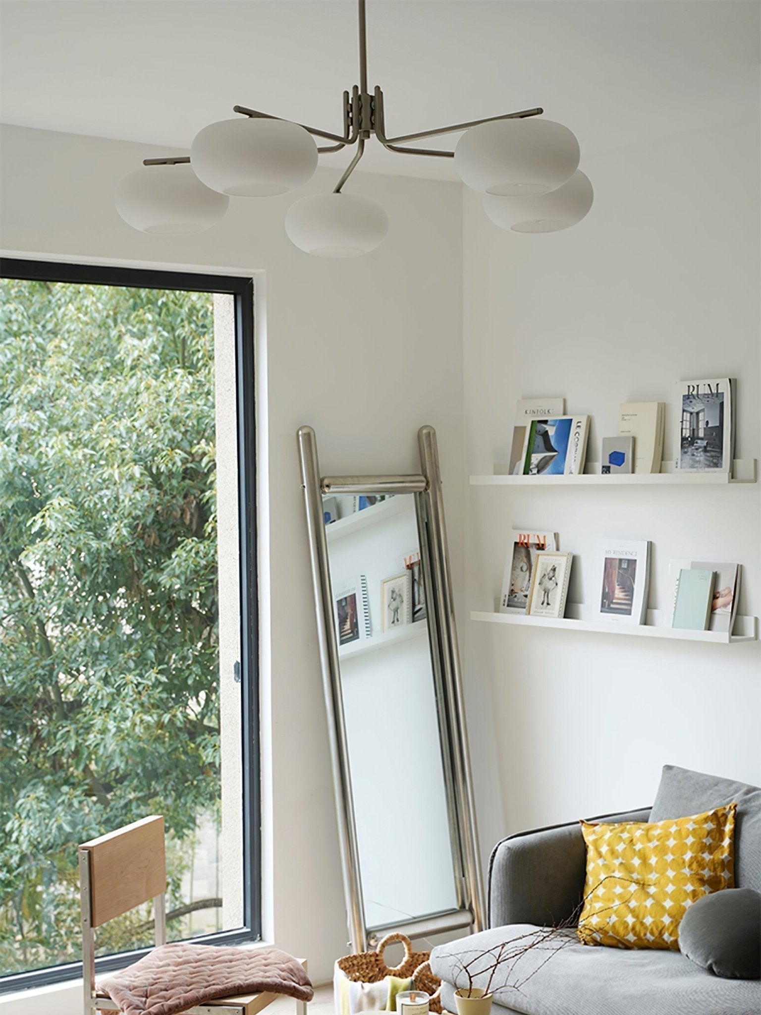Lustra Lustre Industriel 5-Luminaires Moderne