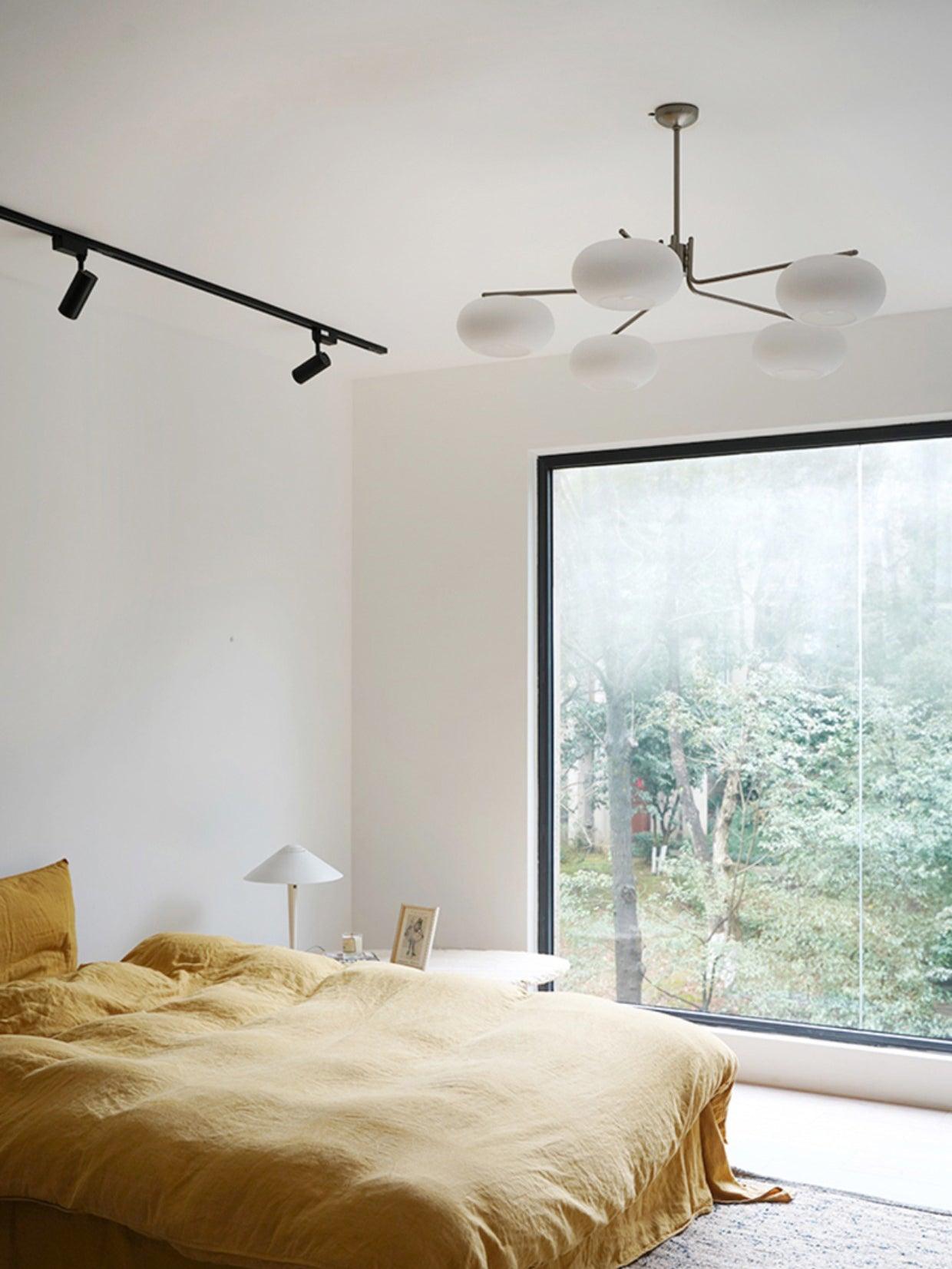 Lustra Lustre Industriel 5-Luminaires Moderne