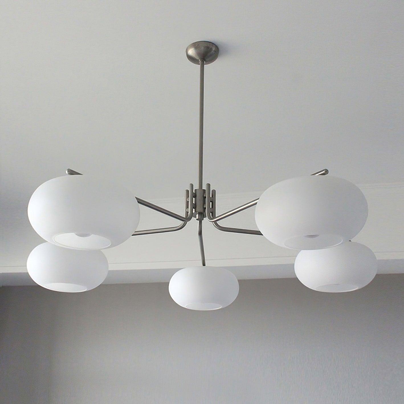 Lustra Lustre Industriel 5-Luminaires Moderne