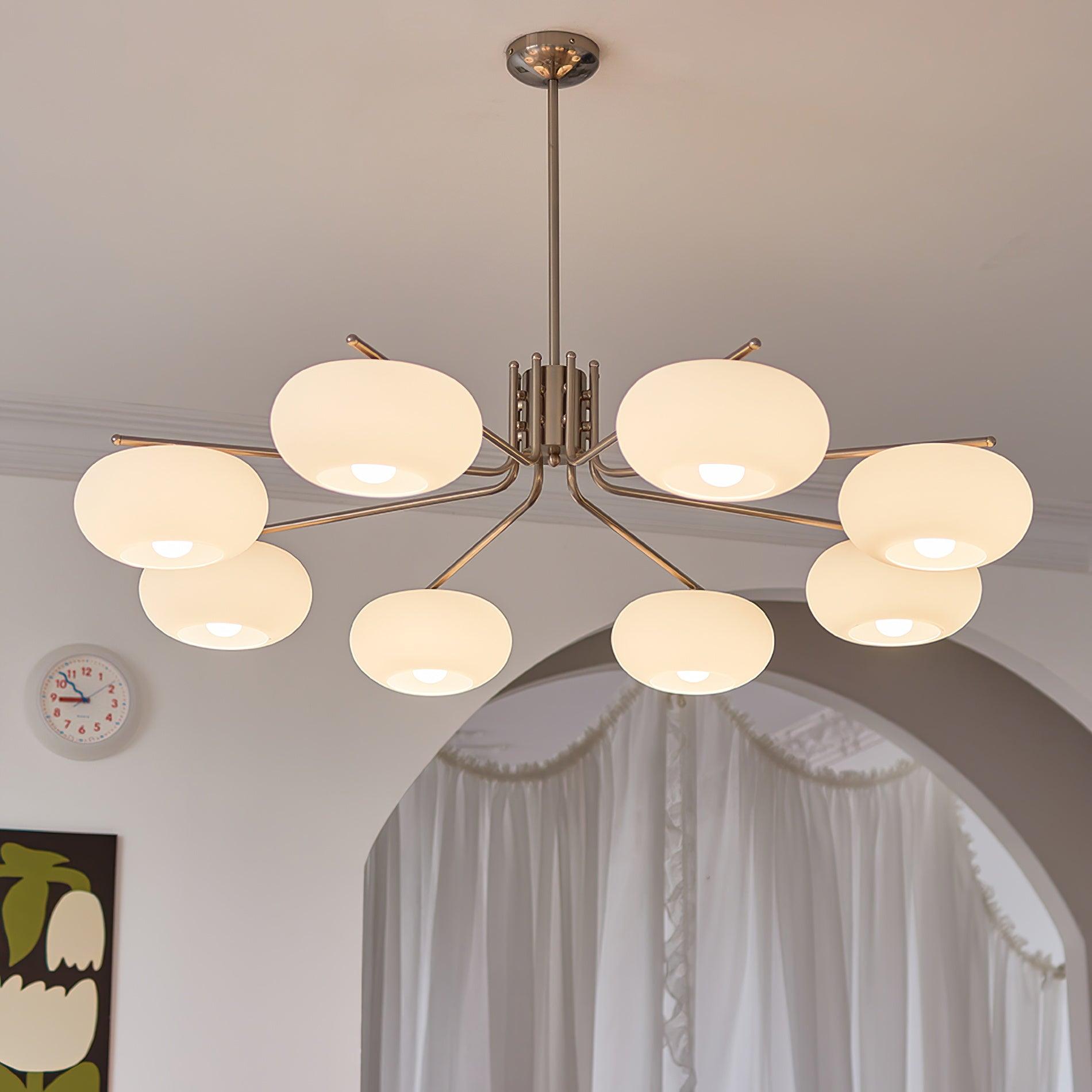 Lustra Lustre Industriel 5-Luminaires Moderne