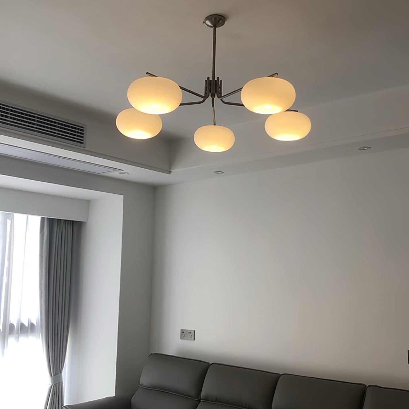 Lustra Lustre Industriel 5-Luminaires Moderne