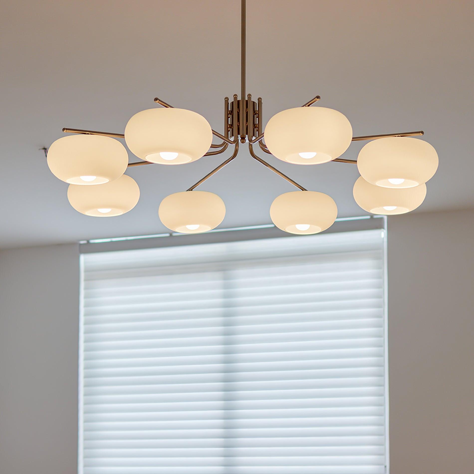 Lustra Lustre Industriel 5-Luminaires Moderne