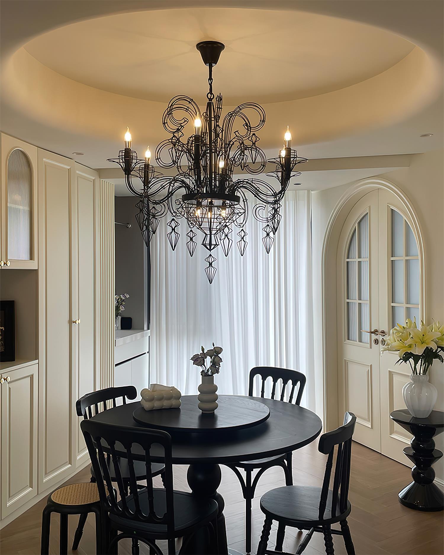 Lustre Baroque Luxe Câble