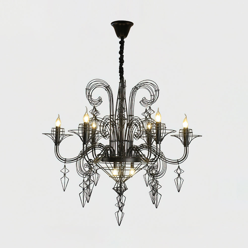 Lustre Baroque Luxe Câble