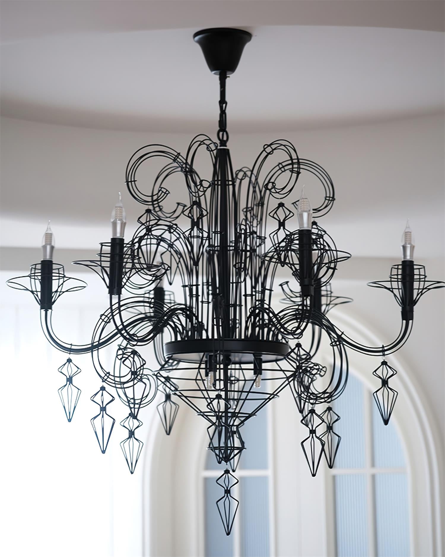Lustre Baroque Luxe Câble