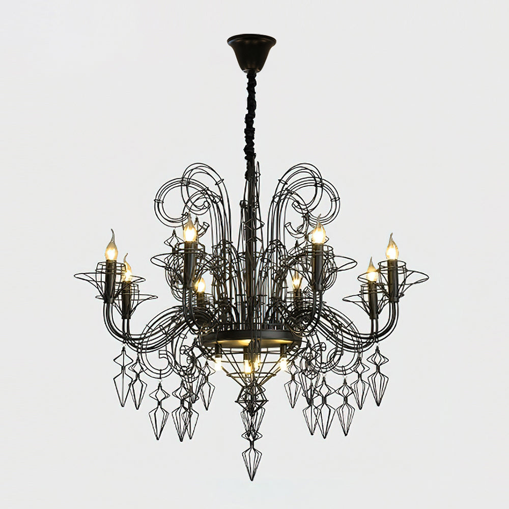 Lustre Baroque Luxe Câble