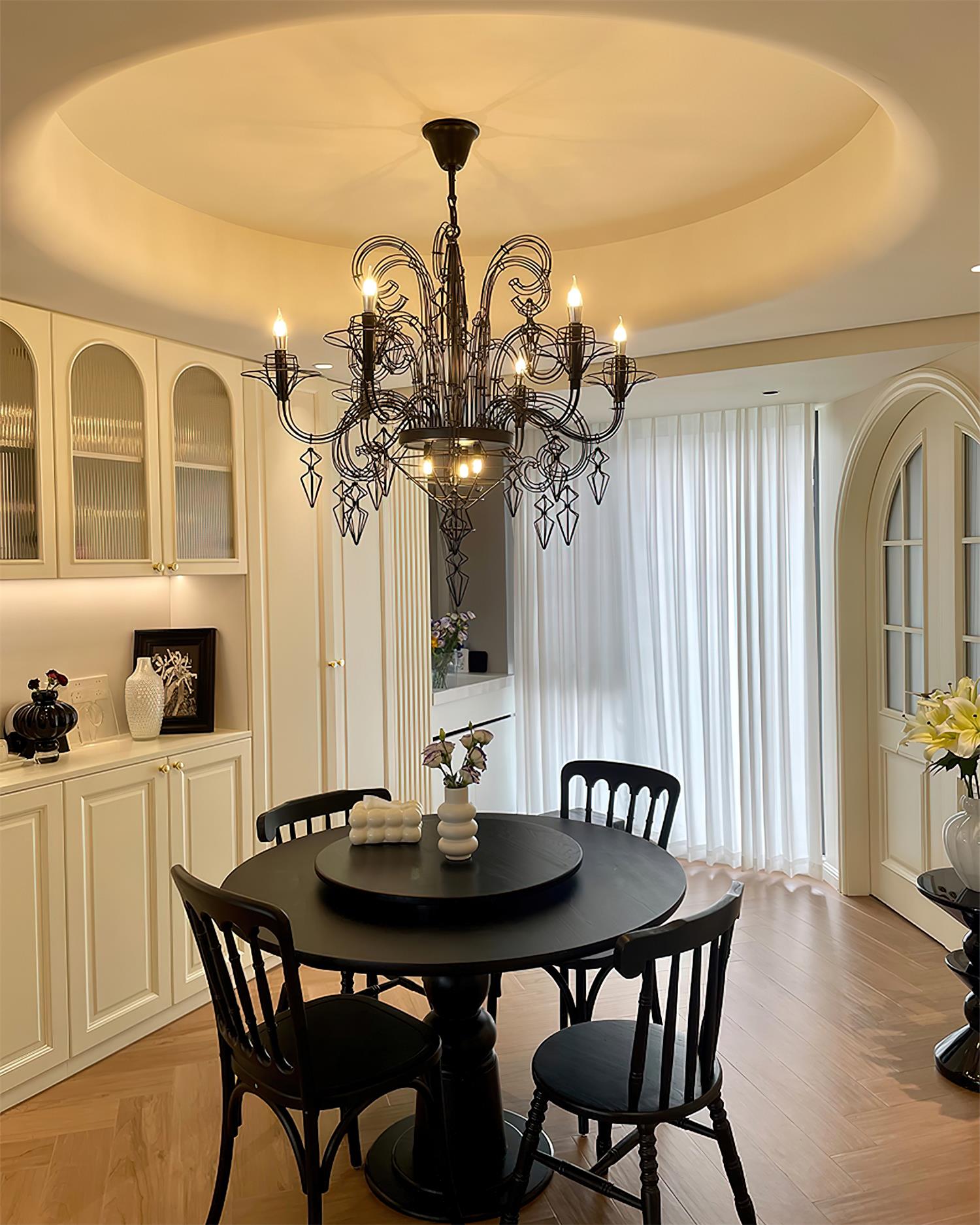 Lustre Baroque Luxe Câble