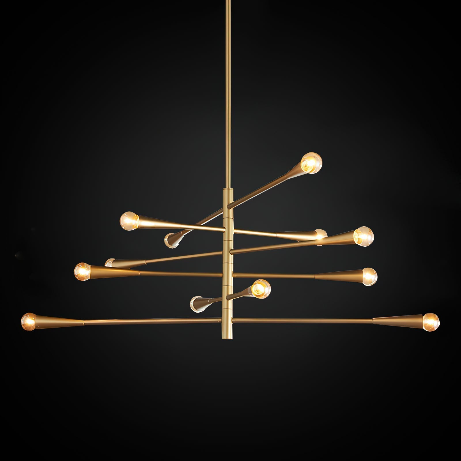 Sifuvyu Moderne Minimaliste Laiton Métal Lustre