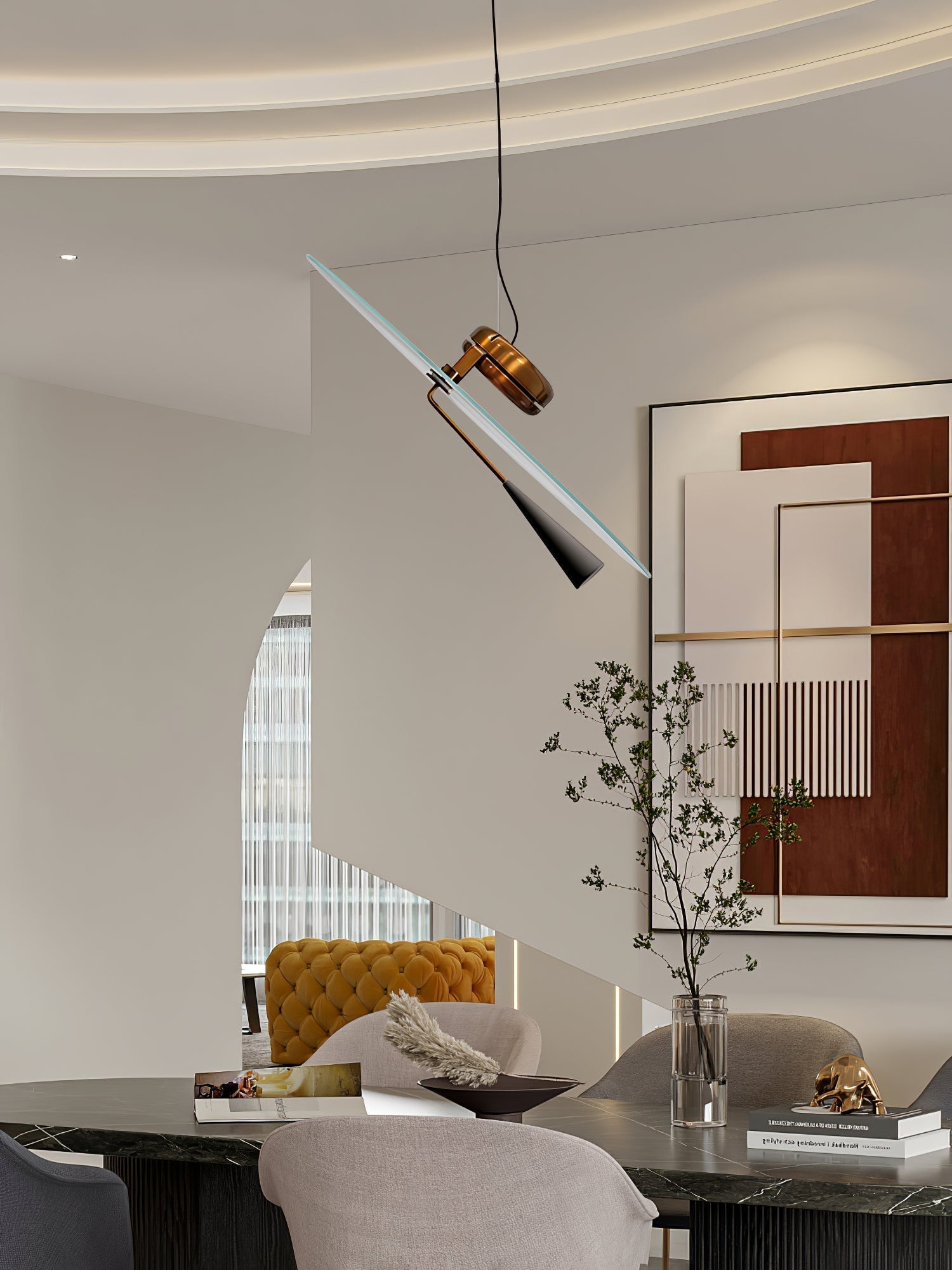 Symirel Lampe à suspension d'art nordique haut de gamme