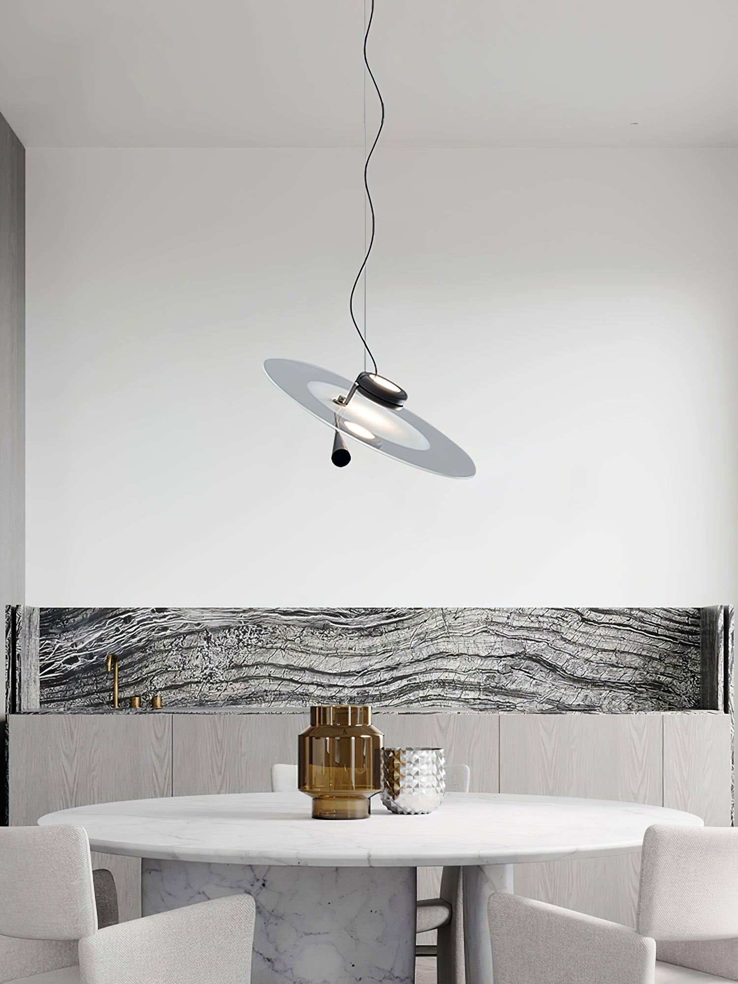 Symirel Lampe à suspension d'art nordique haut de gamme