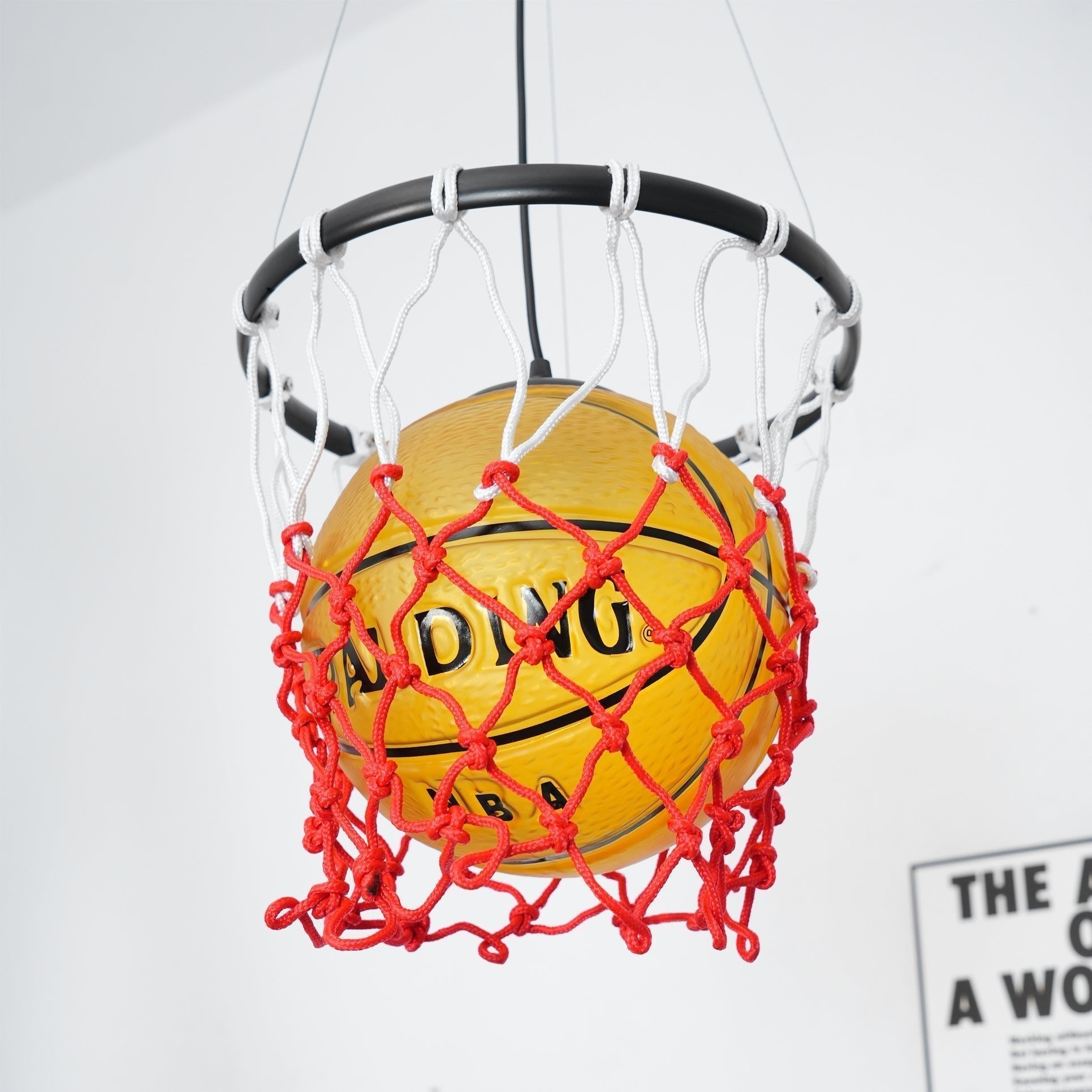 Lustra Suspension Lampe Panier de Basketball