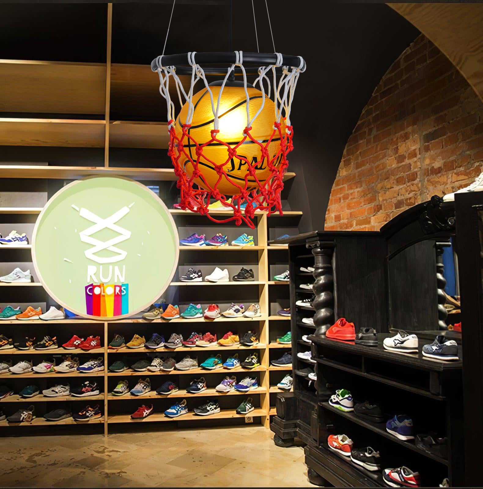 Lustra Suspension Lampe Panier de Basketball