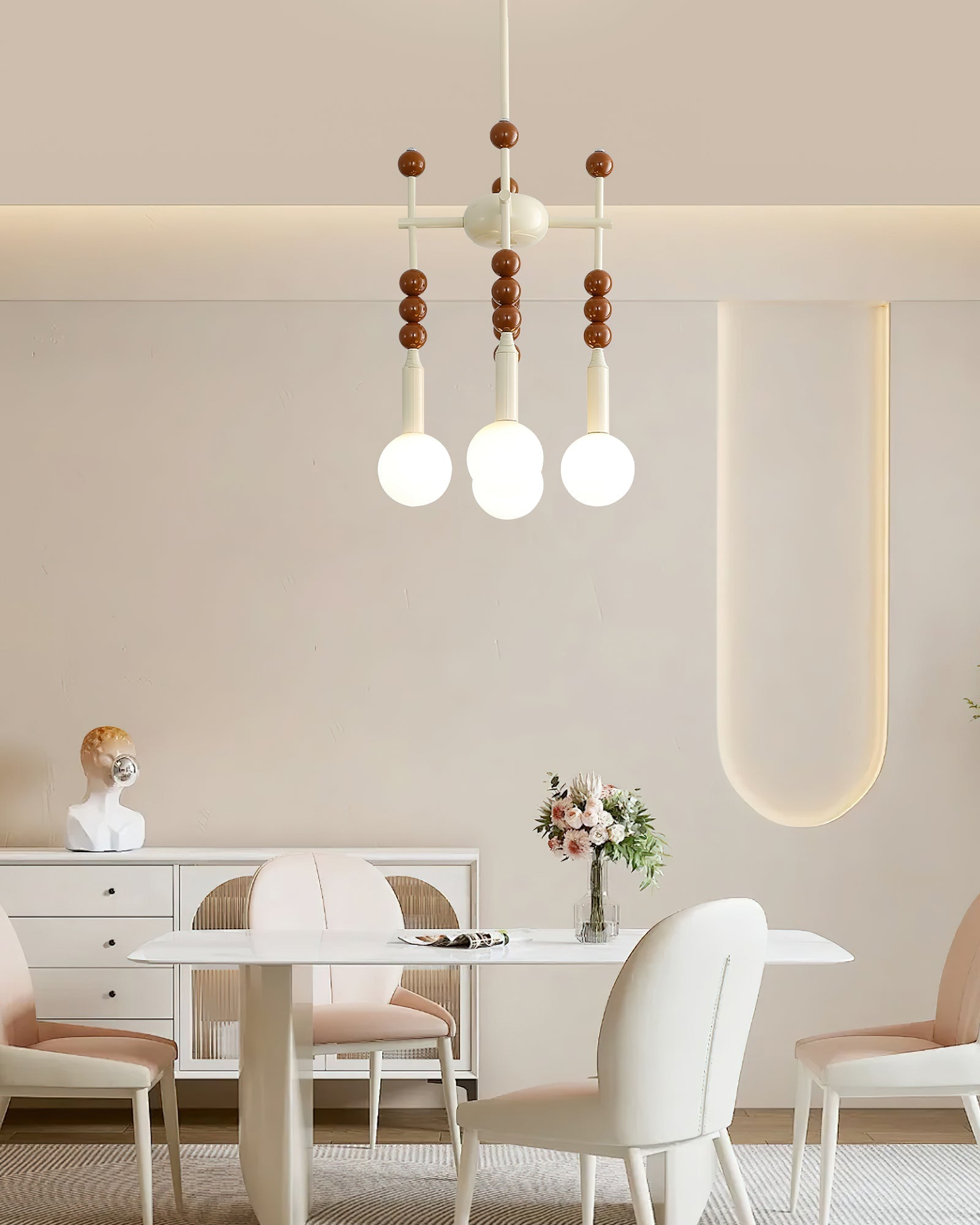 Coshae Nordic Art Verre Suspension Lumière
