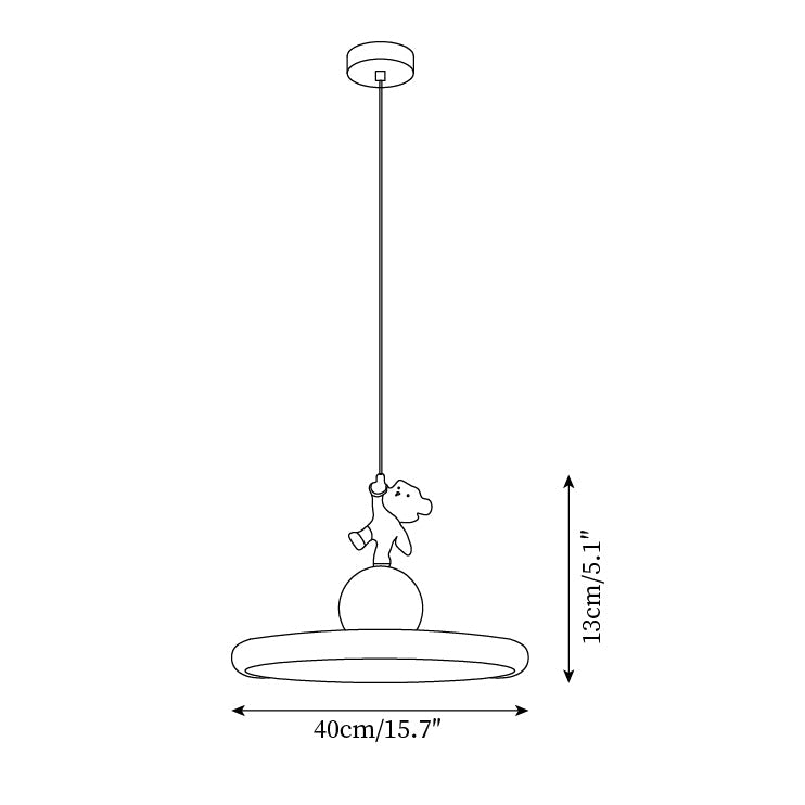 Bear Suspension Ludique Confortable Fantaisiste