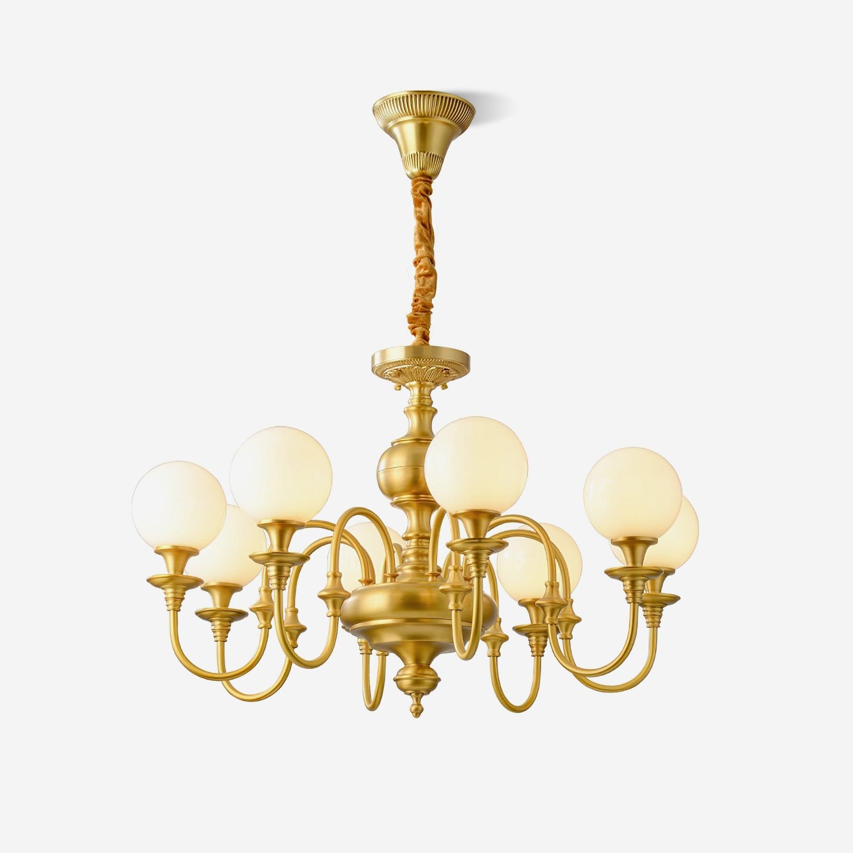 Beatty Lustre Globe en Laiton Bras