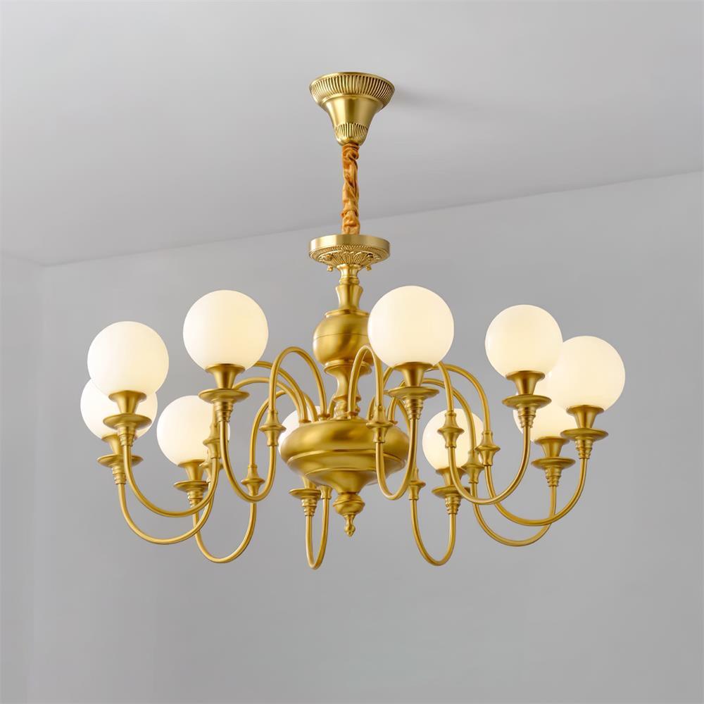 Beatty Lustre Globe en Laiton Bras