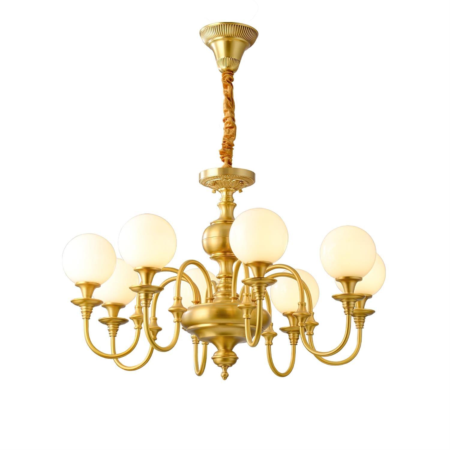 Beatty Lustre Globe en Laiton Bras
